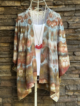 Load image into Gallery viewer, Women’s Small/Medium Azure Skies 100% Viscose Kimono in ‘Dark Side of the Moon’
