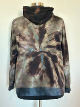 Load image into Gallery viewer, Women’s XXL Reverse Dye Hoodie in ‘Raven’
