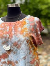 Load image into Gallery viewer, Women’s Large 100% Rayon ‘Easy Breezy’ Caftan-like Dress in ‘Blush Oasis’
