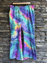 Load image into Gallery viewer, Women’s XXL Geode Mid-Rise Flared Sweatpants with Pockets in ‘Gypsy Skies’
