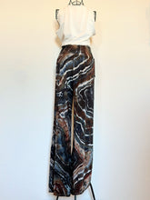 Load image into Gallery viewer, Women’s Large Tall Geode Palazzo Pants with Pockets in ‘Turkey Tail Mushroom’
