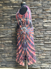 Load image into Gallery viewer, Women’s XXL 100% Cotton Reverse Dyed Sleeveless Midi Dress in ‘Warrior Princess’
