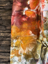 Load image into Gallery viewer, Women’s Medium 32x30 Dickies Denim Overalls in ‘Rustic Rainbow’
