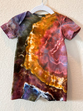 Load image into Gallery viewer, Baby 6 month Geode Romper in ‘Rustic Rainbow’
