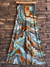 Load image into Gallery viewer, Women’s Medium Geode Wide-Leg Palazzo Pants in ‘Boulder Turquoise’
