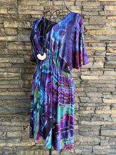 Load image into Gallery viewer, Women’s Medium Geode Kimono Style Dress in ‘Mermaid Tail’
