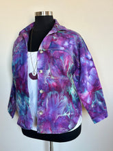 Load image into Gallery viewer, Women’s Large Oversized Denim Shacket Jacket in ‘Northern Lights’
