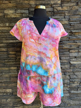 Load image into Gallery viewer, Women’s XL (16/18) Geode Cotton Gauze Top &amp; Short Outfit Set in ‘Bird Song’
