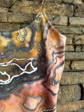 Load image into Gallery viewer, Women’s Large Spaghetti Strap Geode Tank top in ‘Iron Buffalo’
