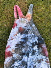 Load image into Gallery viewer, Women’s XL (size 16) Ice Dyed Denim Overalls in ‘Pinot Sage’
