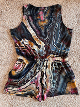 Load image into Gallery viewer, Women’s XL Reverse Geode Shorts Romper in ‘Pinot Sage’
