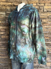 Load image into Gallery viewer, Custom Geode Zip Up Hoodie in ‘Moss Agate’ for Ashley
