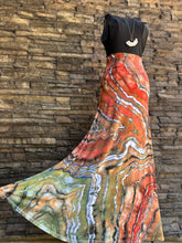 Load image into Gallery viewer, Women’s Small Geode Maxi Skirt in ‘Cherry Creek Jasper’
