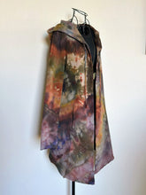 Load image into Gallery viewer, Women’s Small Geode 100% Cotton Hooded Cardigan with Pockets in ‘Rustic Rainbow’
