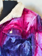 Load image into Gallery viewer, Women’s XXL Corduroy Sherpa Lined Jacket in ‘Amethyst’
