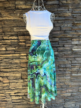 Load image into Gallery viewer, Custom Geode Midi Skirt in ‘Kelp Forest’ for Kim

