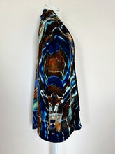 Load image into Gallery viewer, Women’s Small/Medium Geode Open Front Cardigan with Pockets in ‘Azurite’
