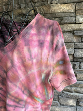 Load image into Gallery viewer, Women’s Large 100% Cotton V-Neck Reverse Dyed T-Shirt in ‘Warrior Princess’
