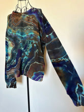 Load image into Gallery viewer, 2 Custom Reverse Geode Pullovers with Thumbholes and Pockets for Debbie
