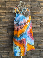 Load image into Gallery viewer, Women’s Large Geode Athletic Sleeveless Mini Dress with Built-in Shorts in ‘Desert Springs’
