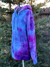 Load image into Gallery viewer, Unisex Medium Geode Zip Up Hoodie in ‘Purple Haze’
