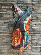 Load image into Gallery viewer, Women’s Large Reverse Geode Shorts Romper in ‘Petrified Wood’
