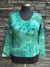 Load image into Gallery viewer, Custom Geode Long Sleeve Shirt in ‘Emerald Waters of Lake Tahoe’ for Kathy
