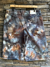 Load image into Gallery viewer, Custom Geode Shorts in ‘Turkey Tail Mushroom’ for Ashley
