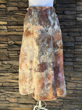 Load image into Gallery viewer, Women’s Medium Tie-waist Soft Denim Midi Skirt in ‘Blush Oasis’
