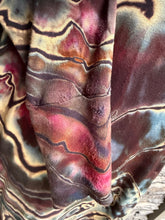 Load image into Gallery viewer, Women’s Small Reverse Geode Mock Neck Long Sleeved Sweater Dress with Pockets in ‘Pinot Sage’
