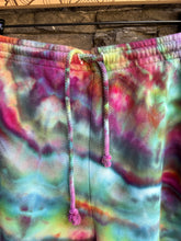 Load image into Gallery viewer, Women’s XL (fit more like an XXL) Geode Mid-Rise Pull-On Lounge Shorts with Pockets in ‘Cosmic Eyes’
