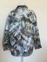 Load image into Gallery viewer, Women’s Medium ‘Oversized Fit’ Flannel Shirt in ‘Pewter Twist’
