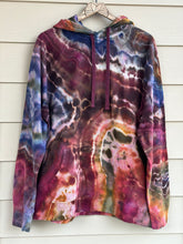 Load image into Gallery viewer, Men’s  XL 100% Cotton Geode Hoodie in ‘Rustic Rainbow’
