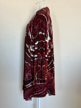 Load image into Gallery viewer, Women’s Large Geode Bell Sleeve Kimono in Bordeaux Rust’
