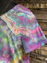 Load image into Gallery viewer, Women’s 4X (28W-30W) Geode V-Neck T-Shirt in ‘Midnight Opal’
