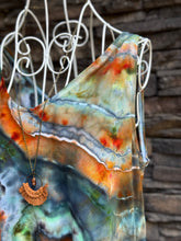 Load image into Gallery viewer, Women’s Large Geode V-Neck Tank Top in ‘Boulder Turquoise’

