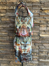 Load image into Gallery viewer, Women’s XS Geode Shorts Romper in ‘Pinto Sage &amp; Teal’
