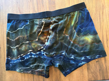 Load image into Gallery viewer, Men’s XXL Reverse Geode Boxer Briefs in ‘Indigo Sage’
