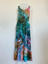 Load image into Gallery viewer, Women’s Medium Geode Cotton Elastic Waist Maxi Dress with Pockets in ‘Rainbow Sherbert’
