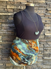 Load image into Gallery viewer, Women’s XL Geode Mini Skirt in ‘Boulder Turquoise’
