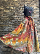 Load image into Gallery viewer, Women’s XS Geode Tie-Waist Midi Skirt in ‘Rustic Rainbow’
