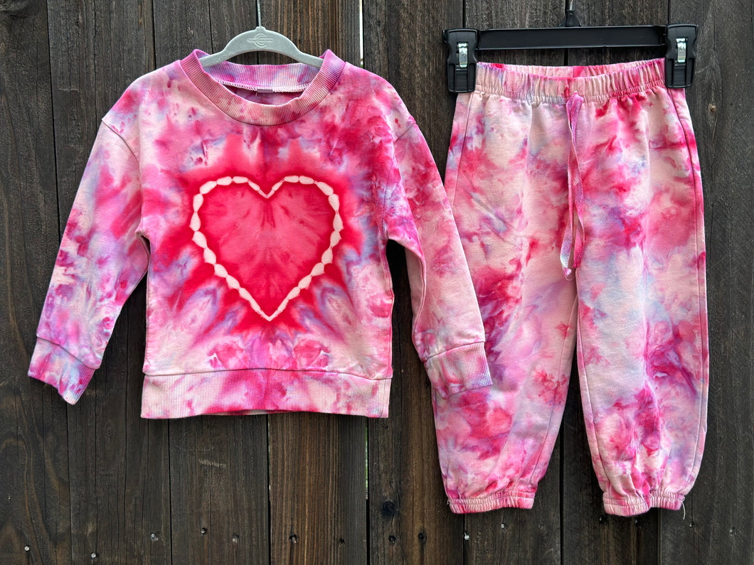 Toddler 2T/3T Heart Sweatsuit