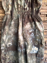 Load image into Gallery viewer, Women’s Medium Reverse Dyed Cargo Jumpsuit in ‘Raven’
