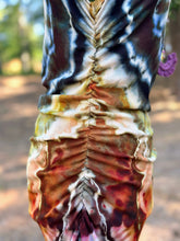 Load image into Gallery viewer, Women’s Large Geode Side Ruching Bodycon Dress in ‘Golden Hour’
