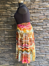 Load image into Gallery viewer, Women’s Large Geode Midi Skirt with Pockets in ‘Rustic Rainbow’
