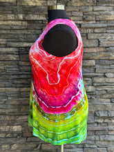 Load image into Gallery viewer, Women’s XL Geode Tank Top Tunic in ‘Watermelon Tourmaline’
