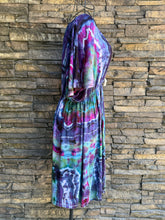 Load image into Gallery viewer, Women’s Medium Geode Kimono Style Dress in ‘Mermaid Tail’
