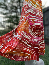 Load image into Gallery viewer, Women’s XXL Geode Surplice Maxi Dress in ‘Saffron Rose’
