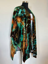 Load image into Gallery viewer, Custom Geode Bamboo Velour Kimono Duster in ‘Boulder Turquoise’ for Raina
