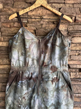 Load image into Gallery viewer, Women’s Medium Reverse Dyed Cargo Jumpsuit in ‘Raven’
